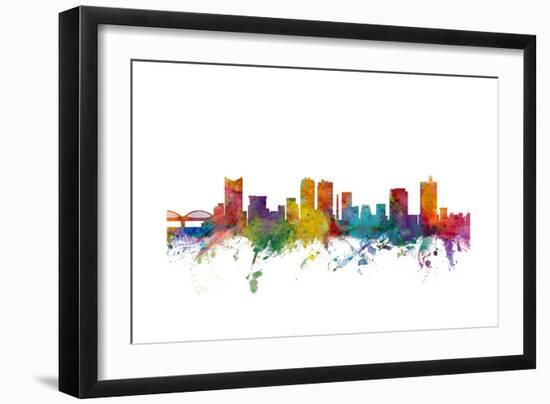 Fort Worth Texas Skyline-Michael Tompsett-Framed Art Print