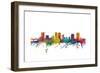 Fort Worth Texas Skyline-Michael Tompsett-Framed Premium Giclee Print