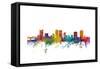 Fort Worth Texas Skyline-Michael Tompsett-Framed Stretched Canvas