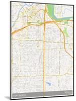 Fort Worth, United States of America Map-null-Mounted Poster