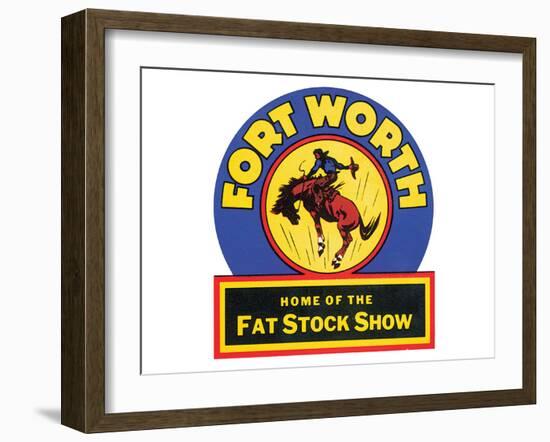 Fort Worth-null-Framed Art Print