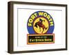 Fort Worth-null-Framed Art Print