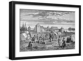 Fort Yukon, Alaska-Frederick Whymper-Framed Art Print