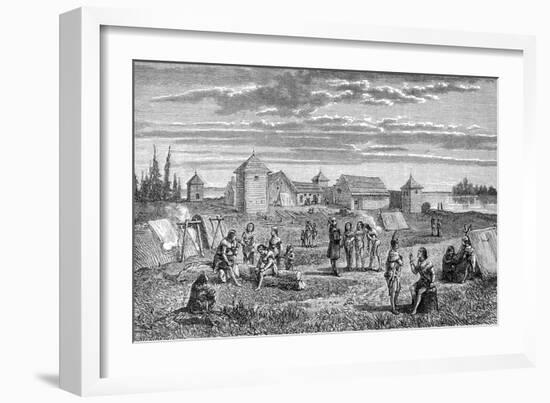 Fort Yukon, Alaska-Frederick Whymper-Framed Art Print