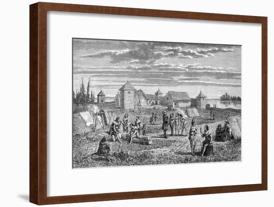 Fort Yukon, Alaska-Frederick Whymper-Framed Art Print