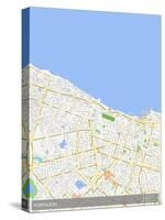 Fortaleza, Brazil Map-null-Stretched Canvas