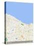 Fortaleza, Brazil Map-null-Stretched Canvas