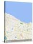 Fortaleza, Brazil Map-null-Stretched Canvas