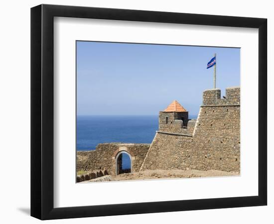 Forte Real de Sao Filipe fortress. Cidade Velha, historic center of Ribeira Grande, Cape Verde.-Martin Zwick-Framed Photographic Print