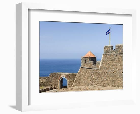 Forte Real de Sao Filipe fortress. Cidade Velha, historic center of Ribeira Grande, Cape Verde.-Martin Zwick-Framed Photographic Print