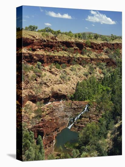 Fortescue Falls, Karijini National Park, Pilbara, Western Australia, Australia, Pacific-Pitamitz Sergio-Stretched Canvas