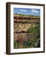 Fortescue Falls, Karijini National Park, Pilbara, Western Australia, Australia, Pacific-Pitamitz Sergio-Framed Photographic Print