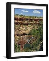 Fortescue Falls, Karijini National Park, Pilbara, Western Australia, Australia, Pacific-Pitamitz Sergio-Framed Photographic Print