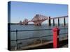 Forth Bridge over the Firth of Forth, South Queensferry, Scotland, United Kingdom, Europe-Hans Peter Merten-Stretched Canvas