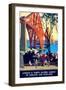 "Forth Bridge" Vintage Travel Poster, London & North Eastern Railway of England & Scotland-Piddix-Framed Art Print