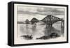 Forth Bridge-null-Framed Stretched Canvas