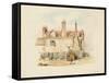 Forth House - Back View-Samuel Bilston-Framed Stretched Canvas