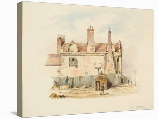 Forth House - Back View-Samuel Bilston-Stretched Canvas