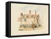 Forth House - Back View-Samuel Bilston-Framed Stretched Canvas