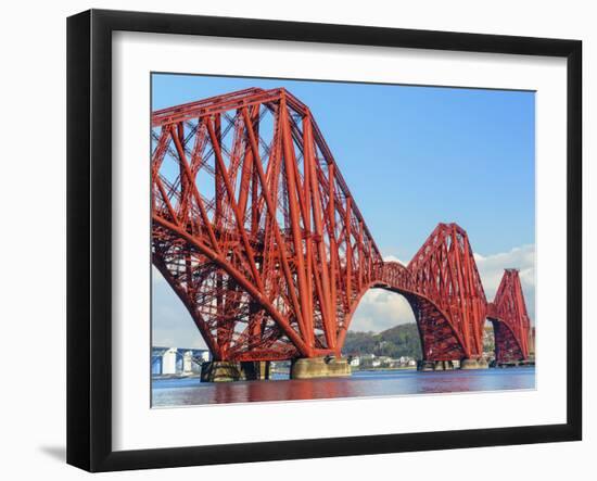 Forth Rail Bridge over the Firth of Forth, South Queensferry Near Edinburgh, Lothian, Scotland-Chris Hepburn-Framed Photographic Print
