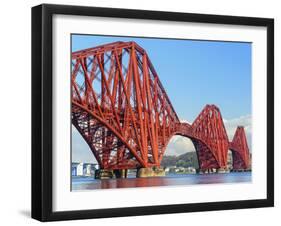 Forth Rail Bridge over the Firth of Forth, South Queensferry Near Edinburgh, Lothian, Scotland-Chris Hepburn-Framed Photographic Print