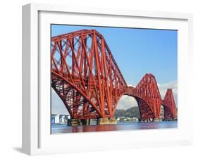 Forth Rail Bridge over the Firth of Forth, South Queensferry Near Edinburgh, Lothian, Scotland-Chris Hepburn-Framed Photographic Print