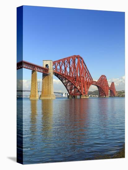 Forth Rail Bridge over the Firth of Forth, South Queensferry Near Edinburgh, Lothian, Scotland-Chris Hepburn-Stretched Canvas