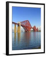 Forth Rail Bridge over the Firth of Forth, South Queensferry Near Edinburgh, Lothian, Scotland-Chris Hepburn-Framed Photographic Print