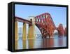 Forth Rail Bridge over the Firth of Forth, South Queensferry Near Edinburgh, Lothian, Scotland-Chris Hepburn-Framed Stretched Canvas