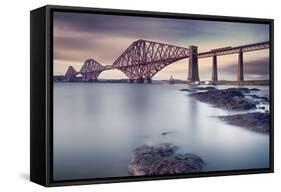 Forth Rail Bridge-Martin Vlasko-Framed Stretched Canvas