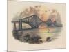 Forth Railway Bridge from the South-East, Scotland, C1895-null-Mounted Giclee Print