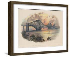 Forth Railway Bridge from the South-East, Scotland, C1895-null-Framed Giclee Print