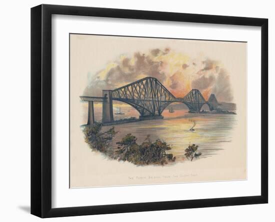 Forth Railway Bridge from the South-East, Scotland, C1895-null-Framed Giclee Print