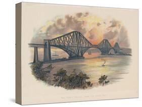 Forth Railway Bridge from the South-East, Scotland, C1895-null-Stretched Canvas