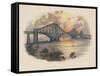 Forth Railway Bridge from the South-East, Scotland, C1895-null-Framed Stretched Canvas