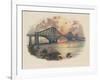 Forth Railway Bridge from the South-East, Scotland, C1895-null-Framed Premium Giclee Print