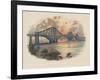 Forth Railway Bridge from the South-East, Scotland, C1895-null-Framed Premium Giclee Print