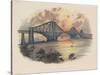 Forth Railway Bridge from the South-East, Scotland, C1895-null-Stretched Canvas