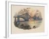 Forth Railway Bridge from the South-East, Scotland, C1895-null-Framed Giclee Print