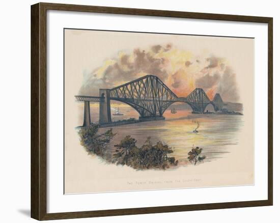 Forth Railway Bridge from the South-East, Scotland, C1895-null-Framed Giclee Print