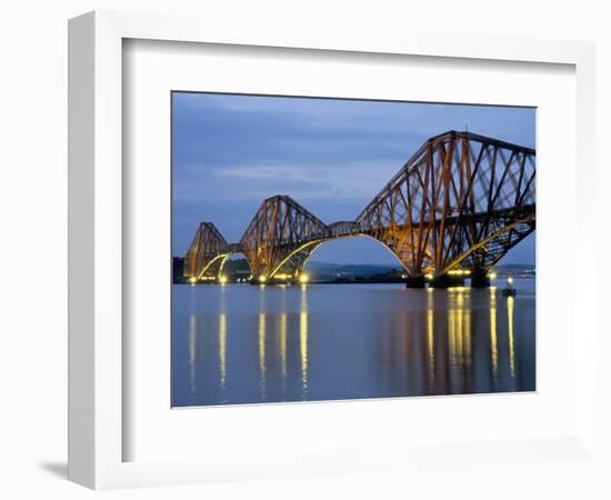 Forth Railway Bridge Over the Firth of Forth, Queensferry Near Edinburgh, Lothian, Scotland, Uk-Neale Clarke-Framed Photographic Print