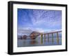 Forth Railway Bridge Over the Firth of Forth, Queensferry Near Edinburgh, Lothian, Scotland, UK-Neale Clarke-Framed Photographic Print