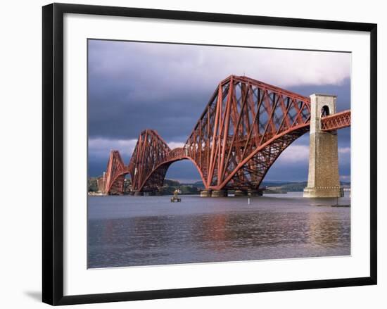 Forth Railway Bridge, Queensferry, Edinburgh, Lothian, Scotland, United Kingdom-Neale Clarke-Framed Photographic Print