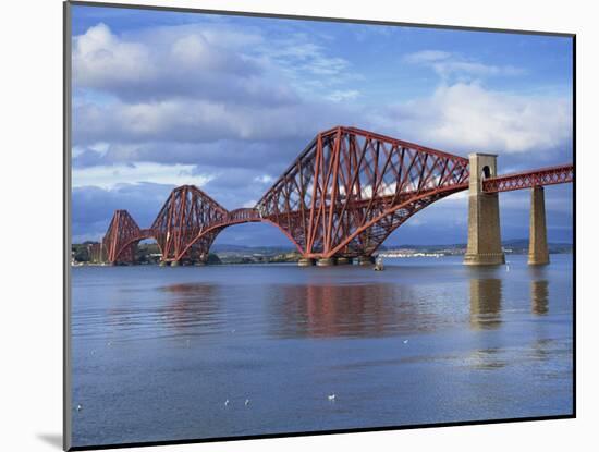 Forth Railway Bridge, Queensferry, Near Edinburgh, Lothian, Scotland, United Kingdom, Europe-Neale Clarke-Mounted Photographic Print