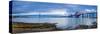 Forth Road and Rail Bridges, Firth of Forth, Edinburgh, Scotland, UK-Alan Copson-Stretched Canvas