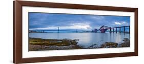 Forth Road and Rail Bridges, Firth of Forth, Edinburgh, Scotland, UK-Alan Copson-Framed Photographic Print