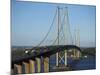 Forth Road Bridge, Built in 1964, Firth of Forth, Scotland, United Kingdom, Europe-null-Mounted Photographic Print