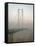 Forth Road Bridge Crossing the Firth of Forth Between Queensferry and Inverkeithing-Nigel Blythe-Framed Stretched Canvas