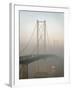 Forth Road Bridge Crossing the Firth of Forth Between Queensferry and Inverkeithing-Nigel Blythe-Framed Photographic Print