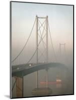 Forth Road Bridge Crossing the Firth of Forth Between Queensferry and Inverkeithing-Nigel Blythe-Mounted Photographic Print